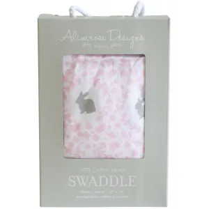 Alimrose Muslin Swaddle - Floral Bunny