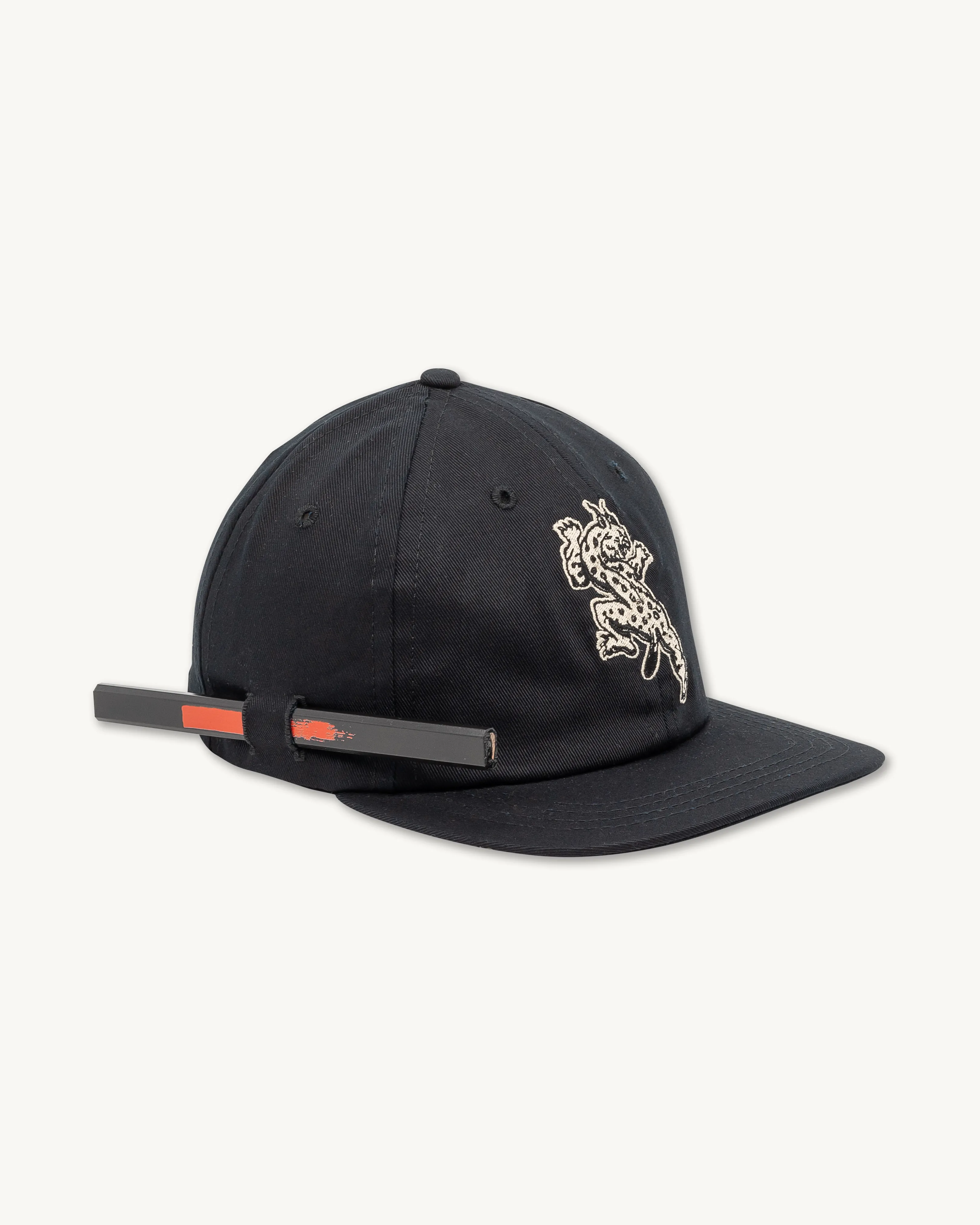 Director’s Cap in Lynx Black Twill