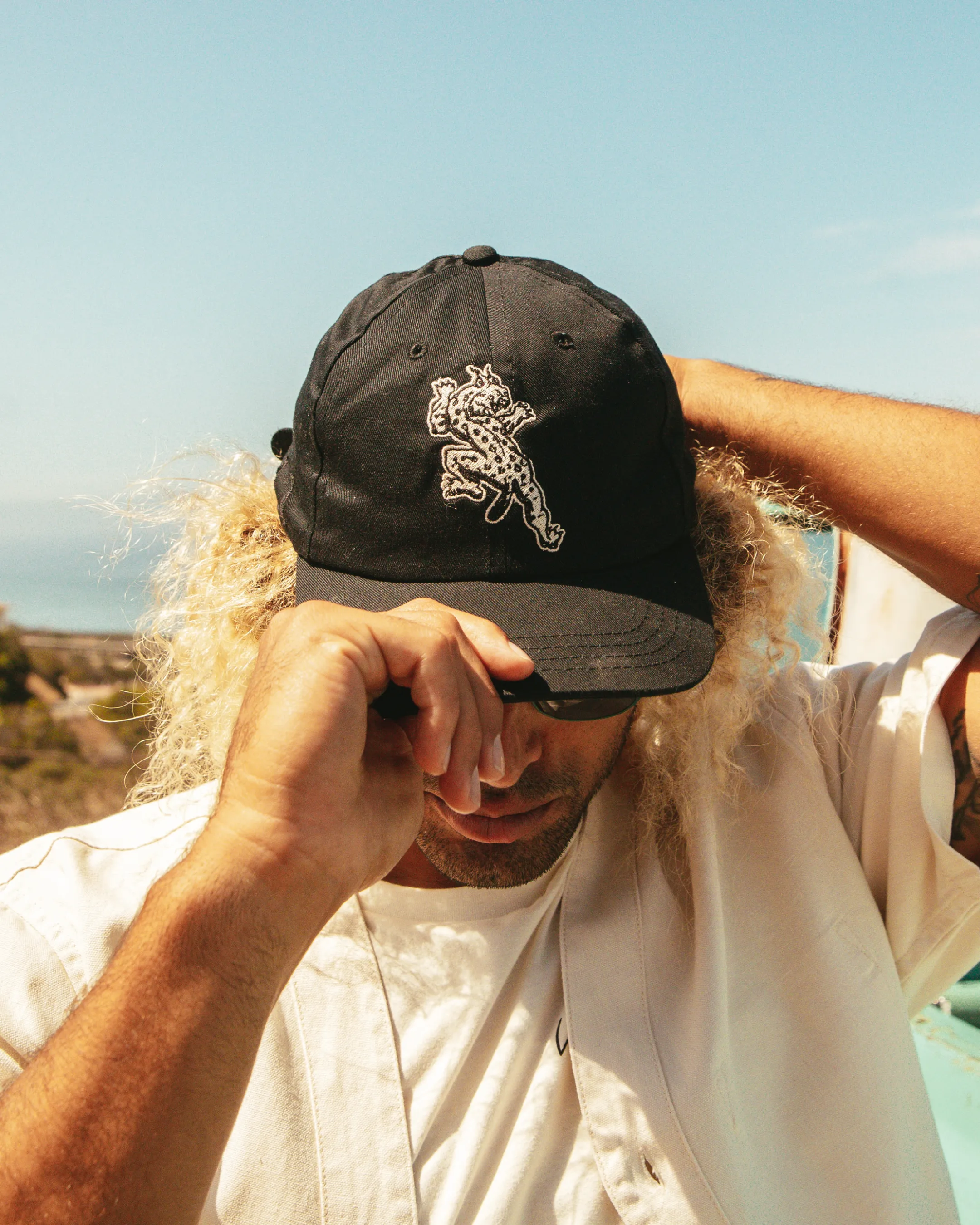 Director’s Cap in Lynx Black Twill
