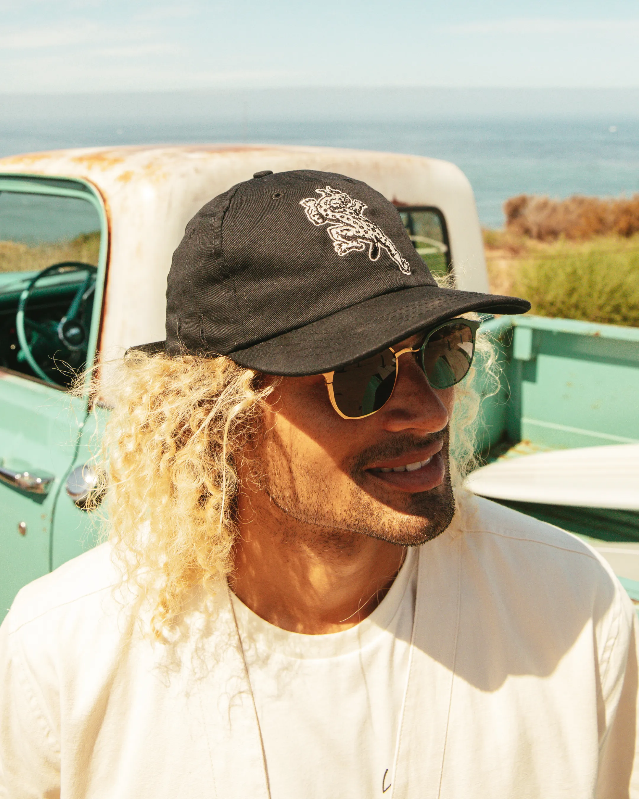Director’s Cap in Lynx Black Twill