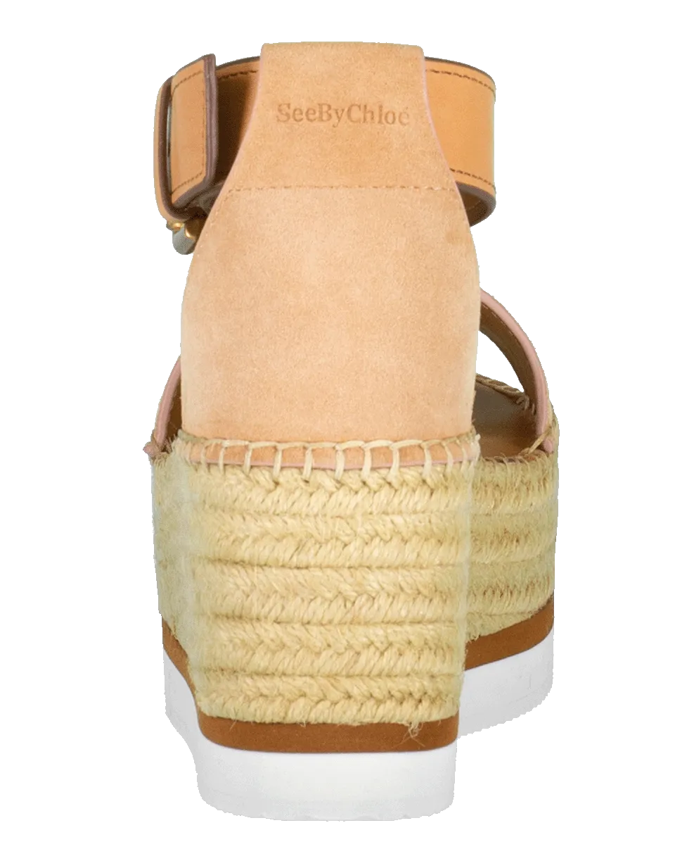 Glyn Suede Mid Wedge