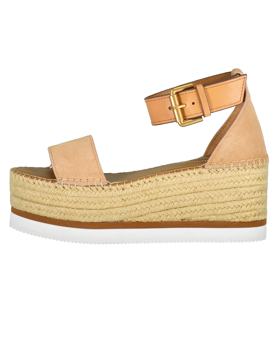 Glyn Suede Mid Wedge