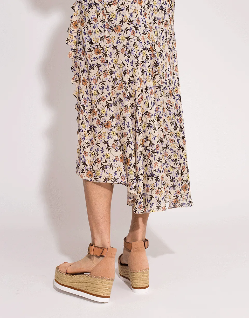 Glyn Suede Mid Wedge