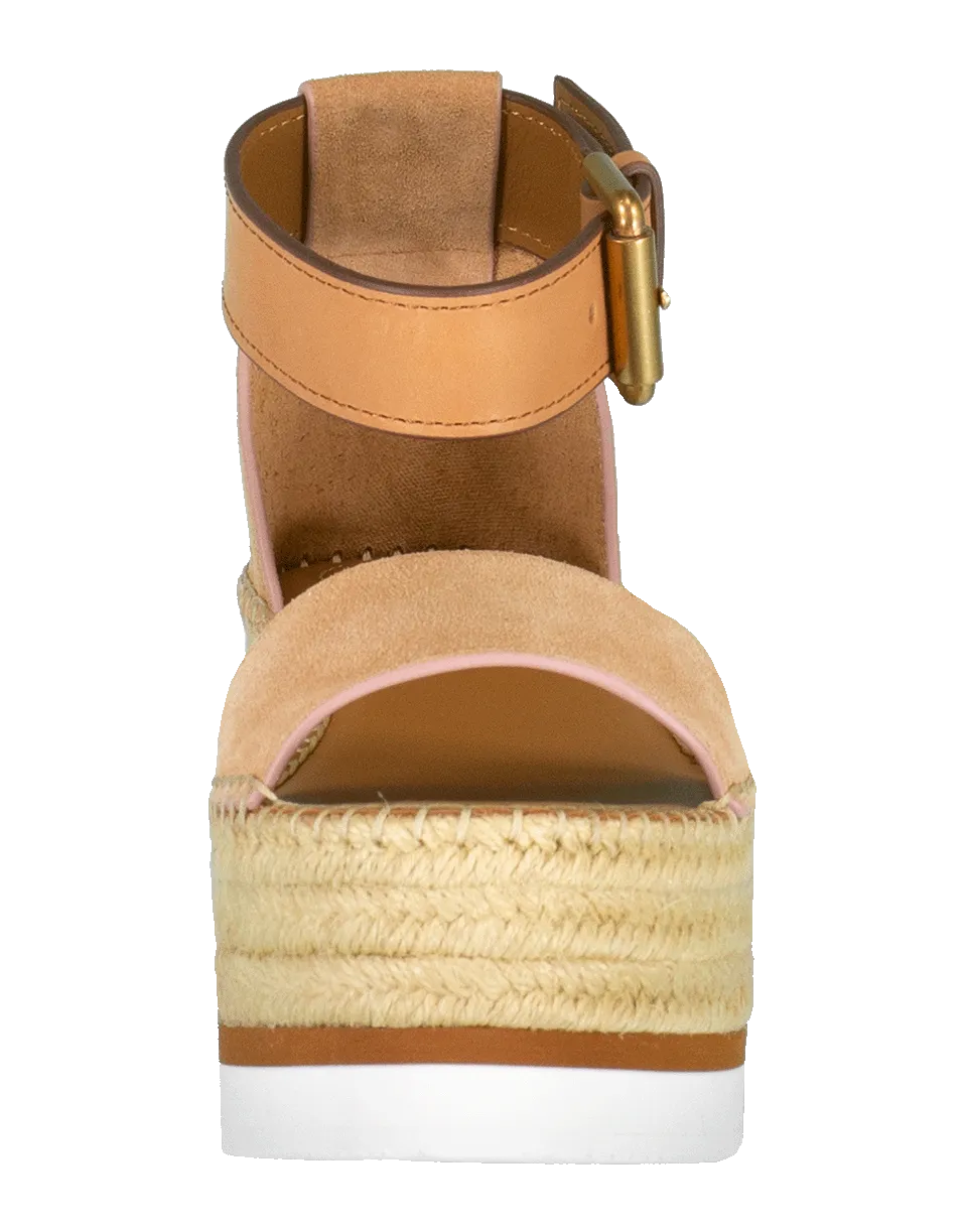 Glyn Suede Mid Wedge