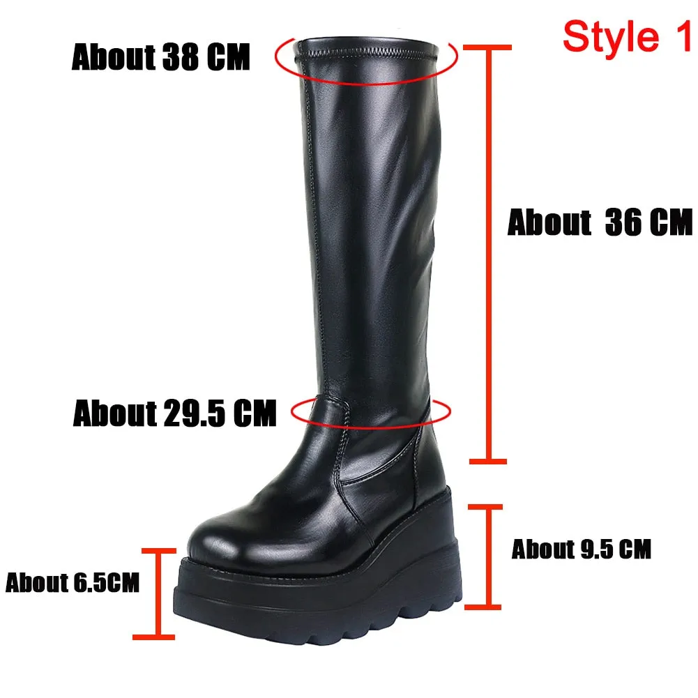 Knee High Chunky Boots