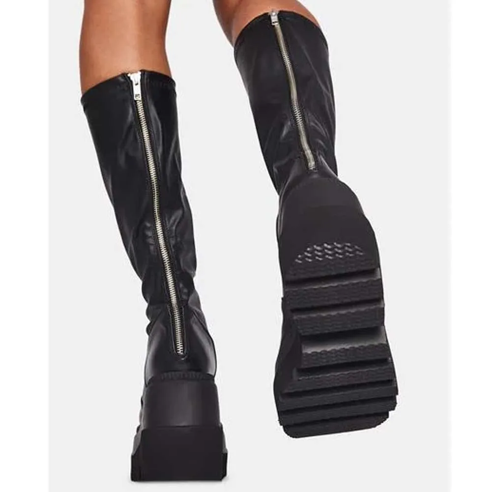 Knee High Chunky Boots
