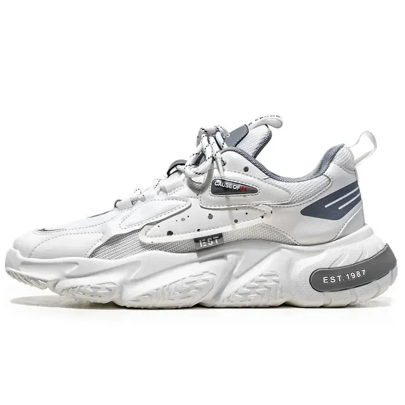 Mens Sneaker Sale Breathable Mesh – Fashionable Thick Bottom Casual Shoes