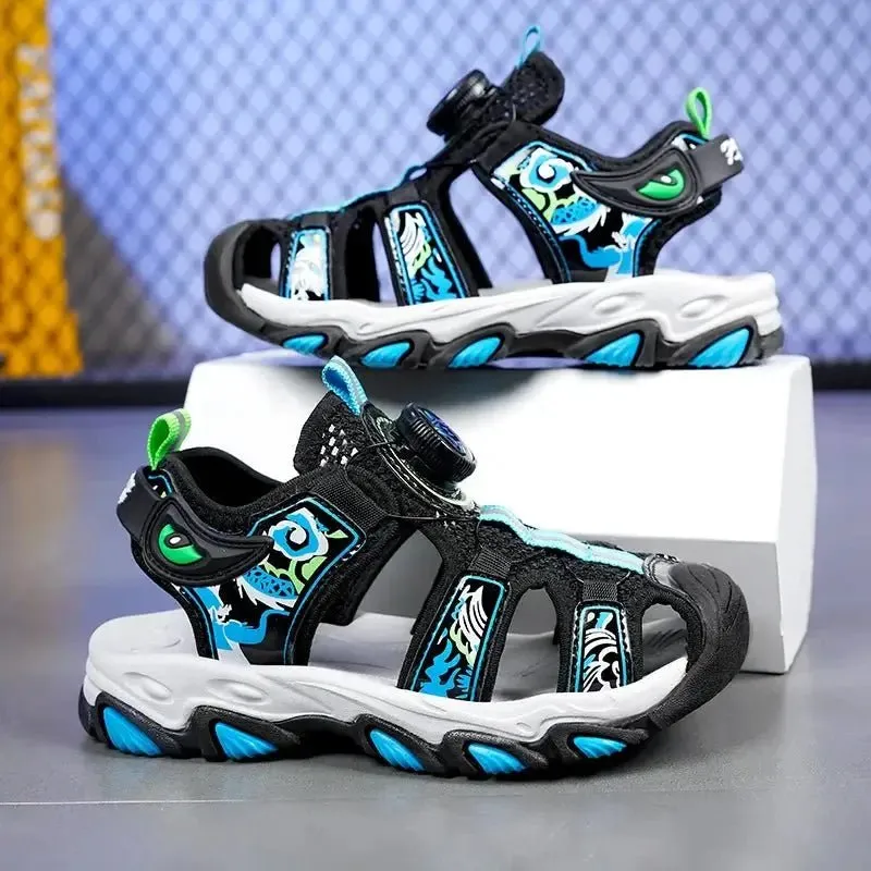 Summer Children Beach Sandals Brand Fashion Sneakers For Girls Size 28-38 Boys Footwear Kids Non-slip Sandalias Baby Shoes