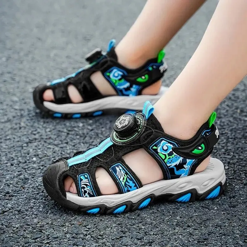 Summer Children Beach Sandals Brand Fashion Sneakers For Girls Size 28-38 Boys Footwear Kids Non-slip Sandalias Baby Shoes