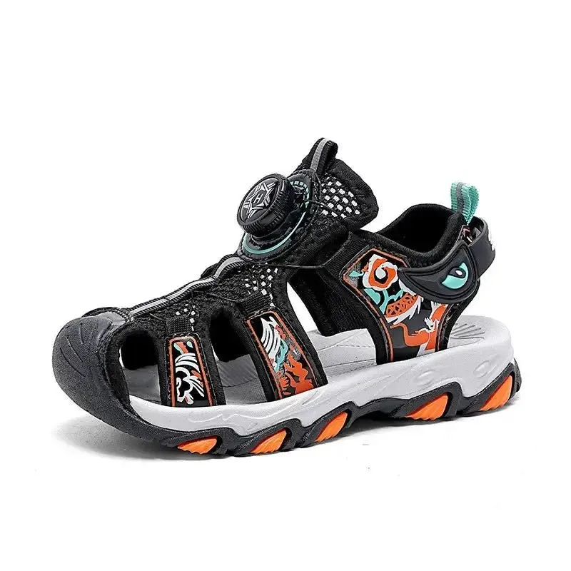 Summer Children Beach Sandals Brand Fashion Sneakers For Girls Size 28-38 Boys Footwear Kids Non-slip Sandalias Baby Shoes